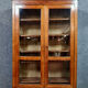 Louis XVI period library in light walnut around 1780