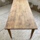 Farmhouse table with spindle legs in oak and pine, 2.5m