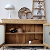 Art Deco glazed oak sideboard