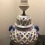 Openwork lamp foot Faïencerie d'Art de Malicorne