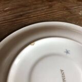 Vintage set of 5 Anemones flower cups and saucers