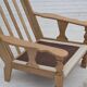 Années 1970, fauteuil danois, laine d'ameublement, bois de chêne massif.