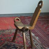 Rustic tripod Chair