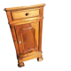 Occasional furniture, walnut bedside table, late 19th century.