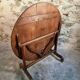 Antique French oak wine table – Loire region – Tilting top – 107 cm diameter