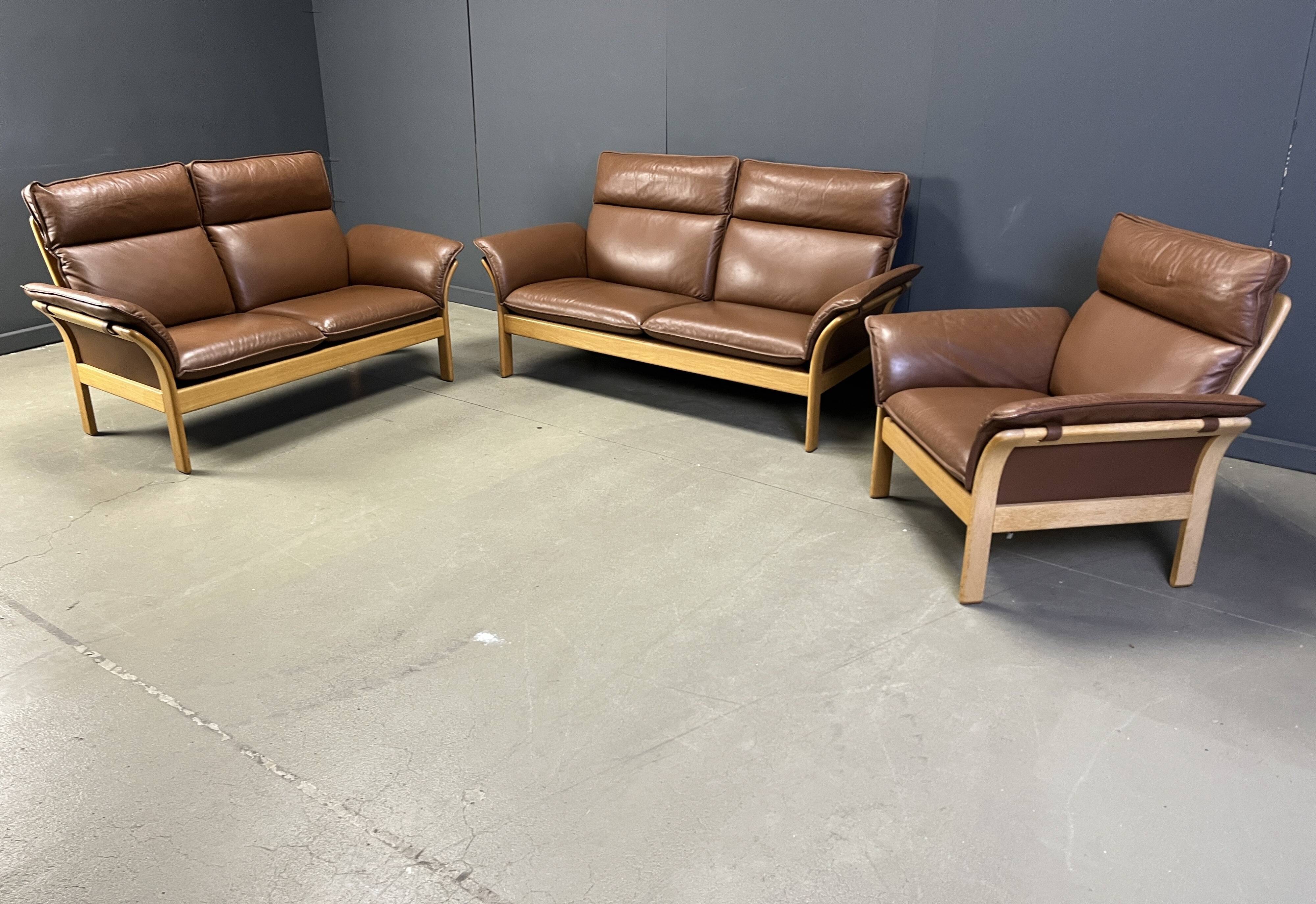 Vintage Scala sofa set by Dreipunkt International, 1970s