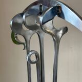 Jean Paul Creations fireplace tool set, 1970s design