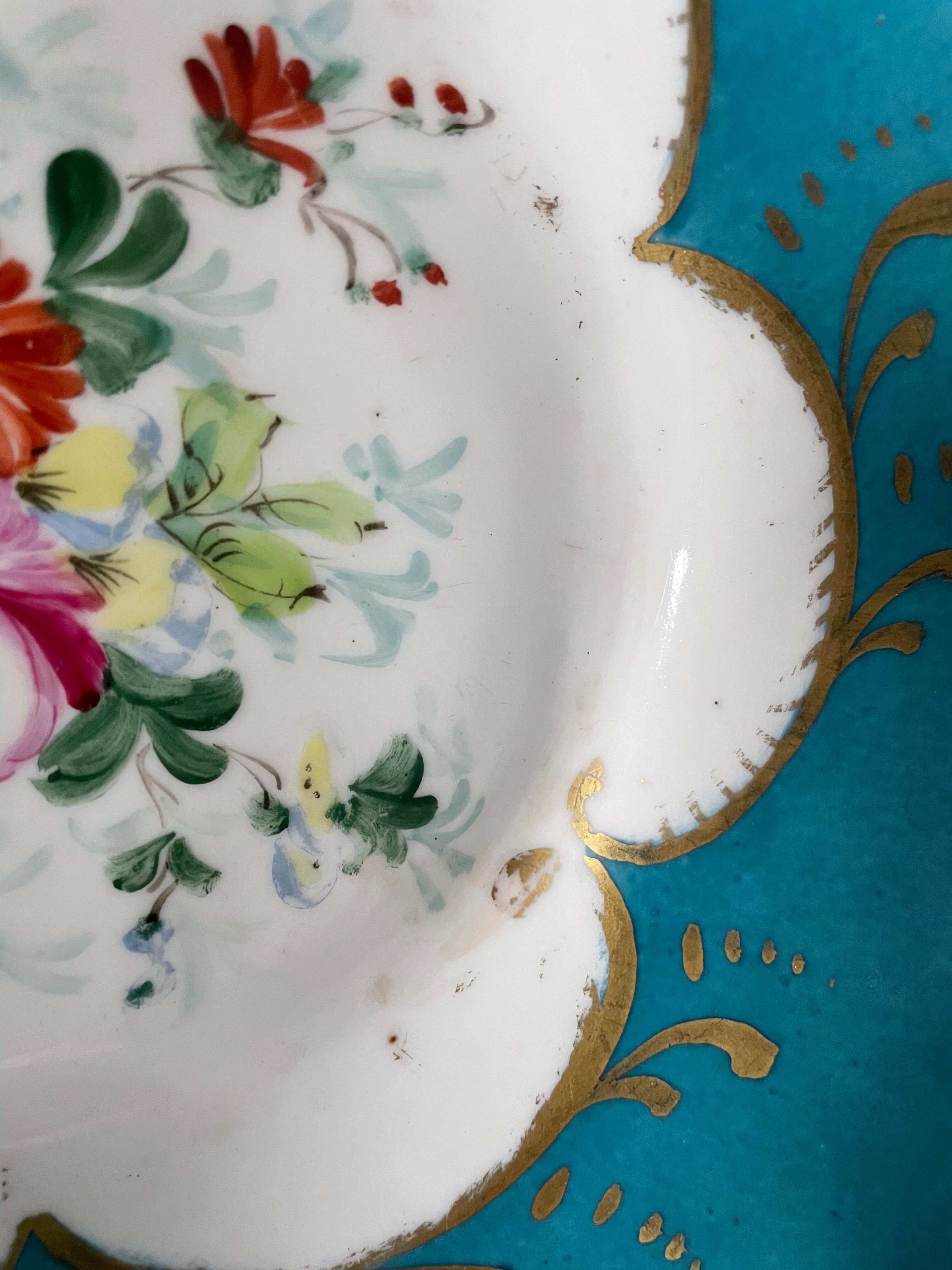 Porcelain salad bowl of Sèvres XIXth