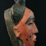 African Art - Authentic Baoulé Protective Passport Mask - 27 cm