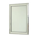 Vintage silver Deknudt mirror in Hollywood Regency style, 107 cm