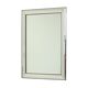 Vintage silver Deknudt mirror in Hollywood Regency style, 107 cm