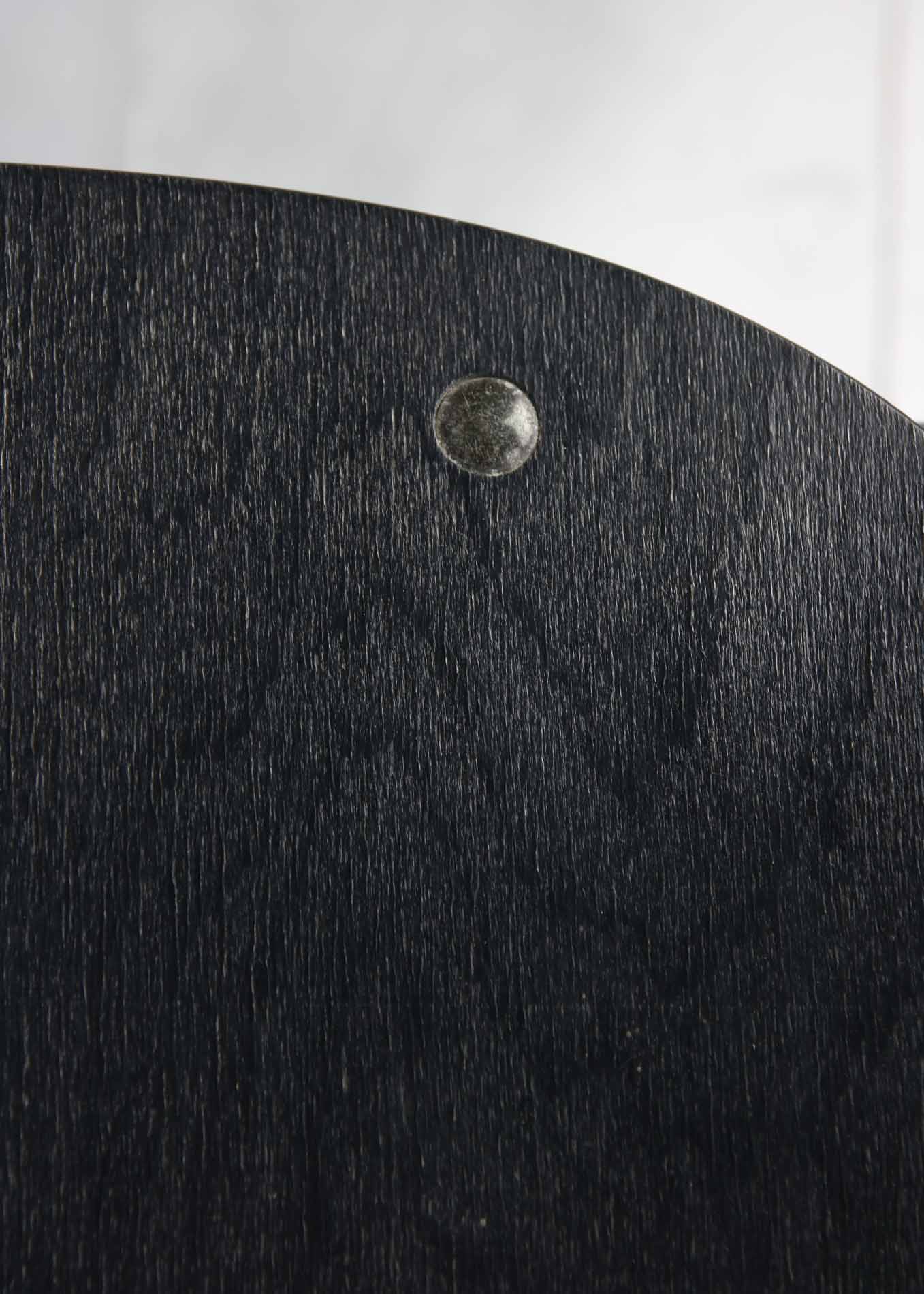 Black model 4455 dining armchairs by Niko Kralj