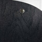 Black model 4455 dining armchairs by Niko Kralj