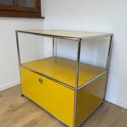 USM Haller commode in Gold Yellow