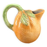 Pichet barbotine orange
