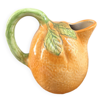 Pichet barbotine orange
