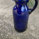 Jug, Norman, glass, mouth-blown