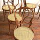 Set of 5 antique Thonet dining chairs model 20, ca. 1890.