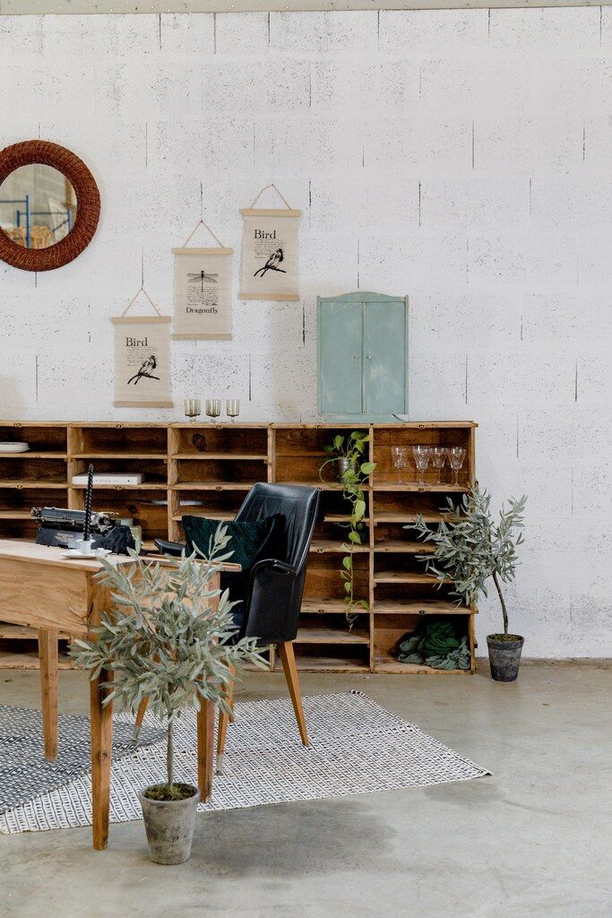 Furniture with 38 factory lockers