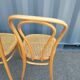 6 chairs canned old vintage bistro