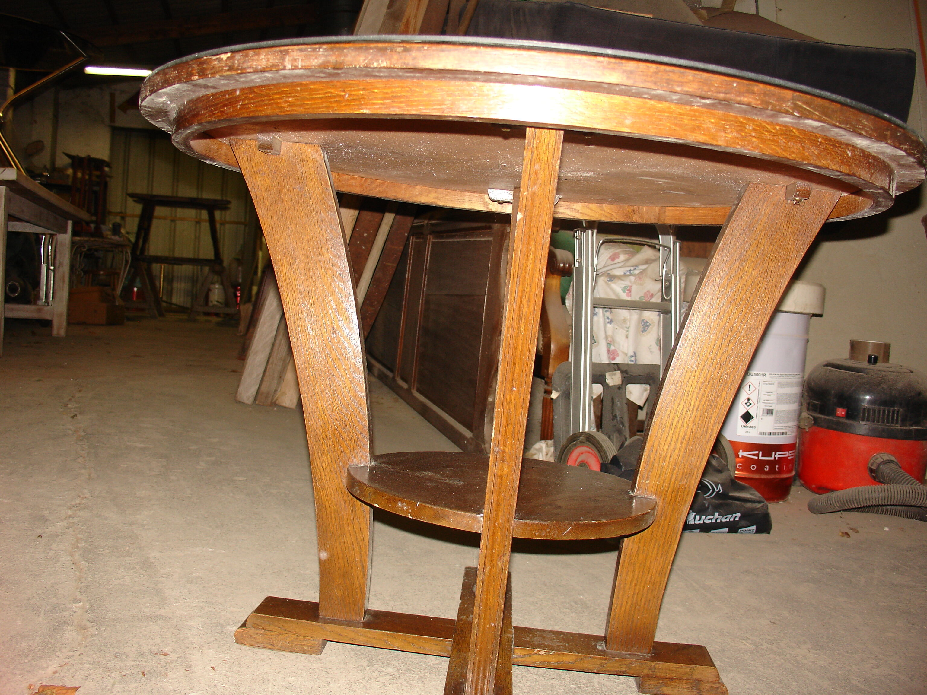 Art Deco period oak side table