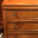 Small secretary English donkey back office Madame 3 drawers