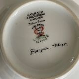 “Black Coral” milk jug – A. Giraud & Brousseau, Limoges – signed Fra