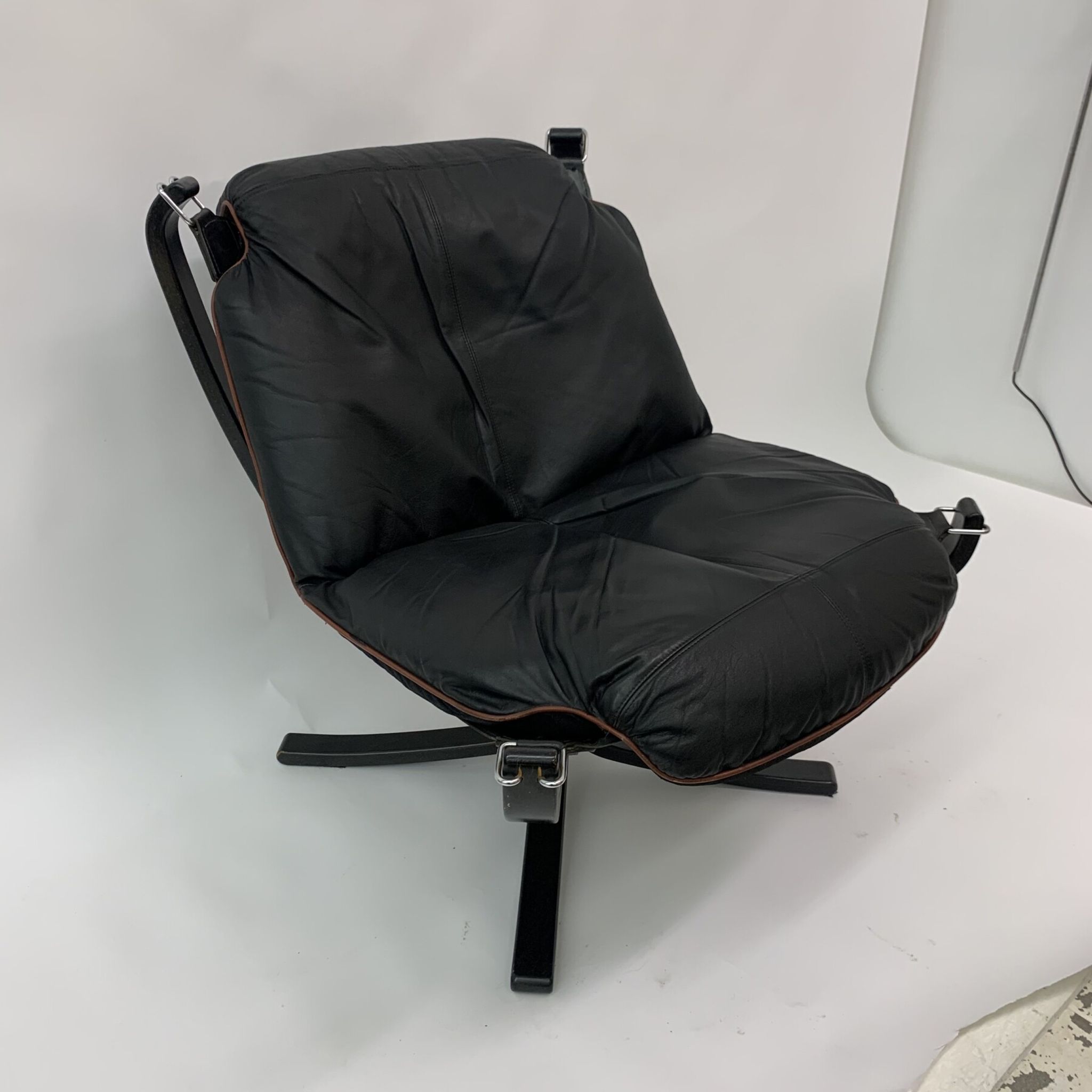 Falcon leather armchair by Sigurd Ressel for Vatne Møbler 1970s