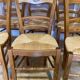 6 rustic chairs