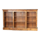 Magnificent Victorian library in mahogany veneer (19th century)