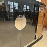 Large Art Deco Sideboard in Black Lacquer & Maple, France, 1930