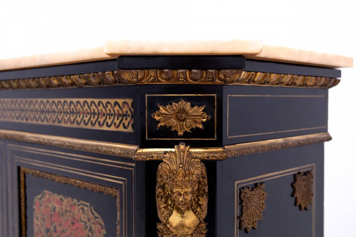 A unique set of Boulle chests of drawers, France, circa 1860.