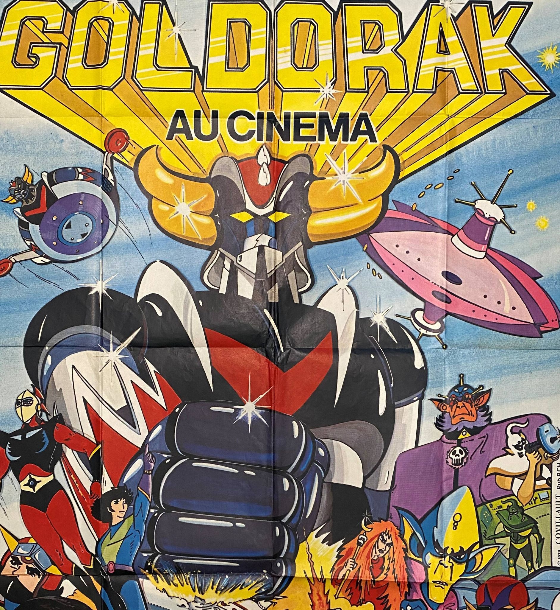 Original cinema poster "Goldorak in the cinema" 120x160cm 1979