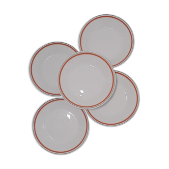 Set of 5 saucers