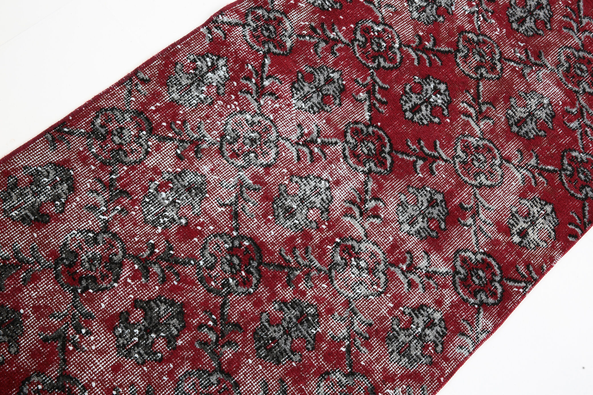 3x10 Vintage Floral Runner Rug, 70x306Cm