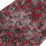 3x10 Vintage Floral Runner Rug, 70x306Cm