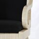 Pair of bone marquetry armchairs