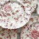 8 Johnson Brothers "Rose Chintz" earthenware dessert plates