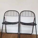 Set of 2 Alland folding chairs by Niels Gamelsgaard