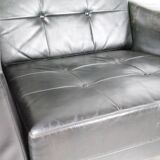 Mid-Century Design Leather Set – Sofa & Armchairs 1960s