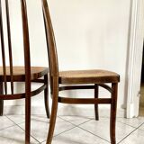 Pair of Baumann Eden caned chairs 1981