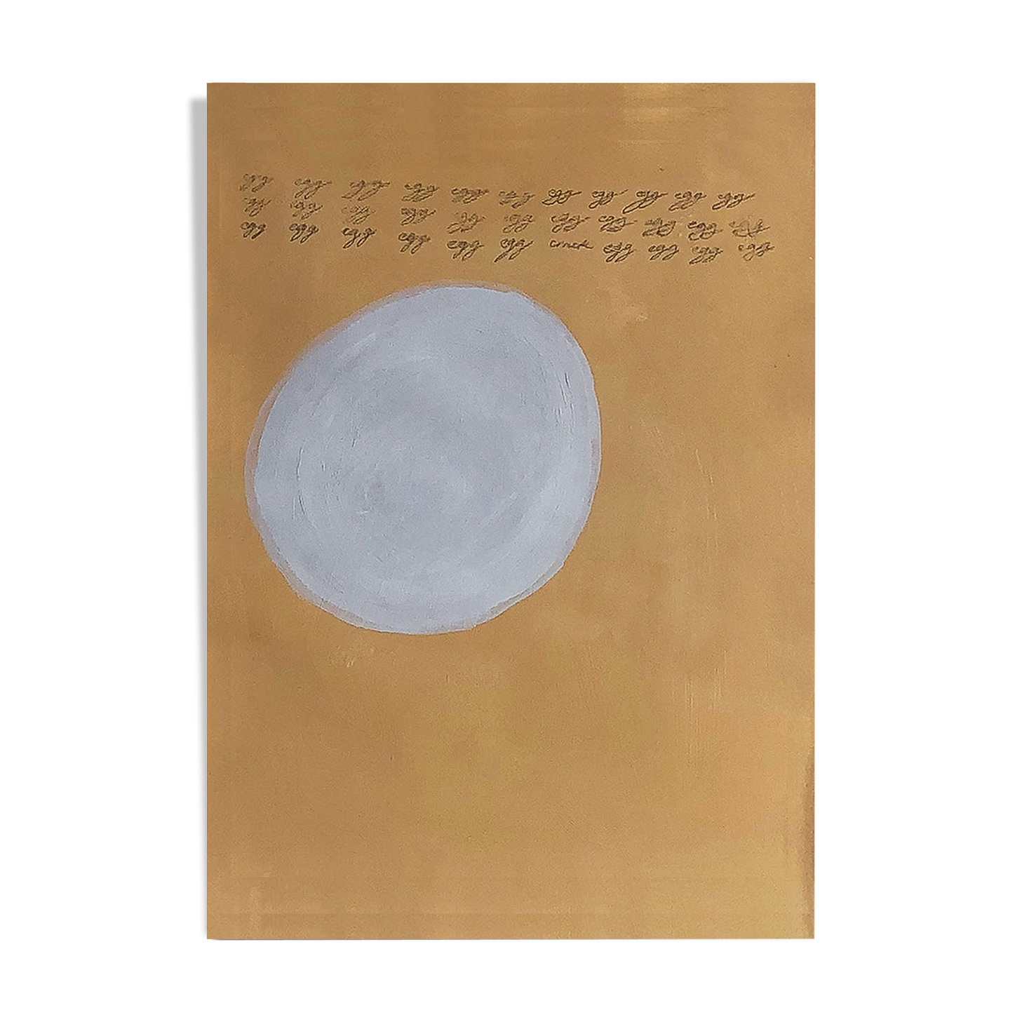 Hand Painted Abstract Wall Art 08 - Egg