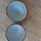 2 vintage Korean ceramic shells