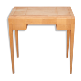 Wood desk, wood console