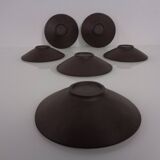 Ceramic bowls by Inge Böttger for BKW Keramik, 1960s, set of 6.