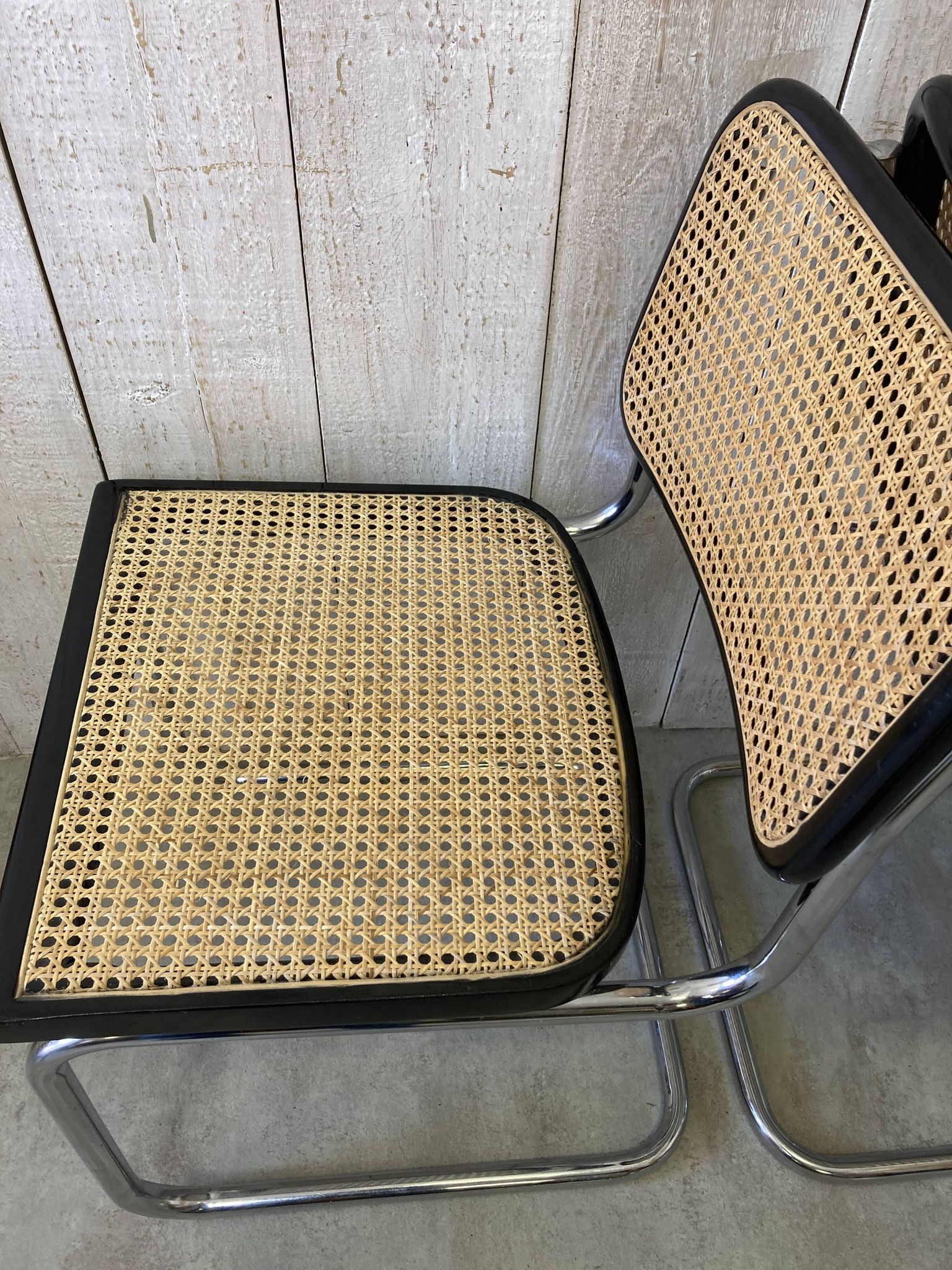 Pair of B32 chairs by Marcel Breuer