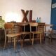Series of 4 Bistro chairs dismatched Baumann and Fischel