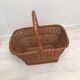 Vintage rattan wicker market basket