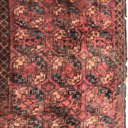 Carpet 19th century former Turkmen Ersari handmade 205 X 288 CM
