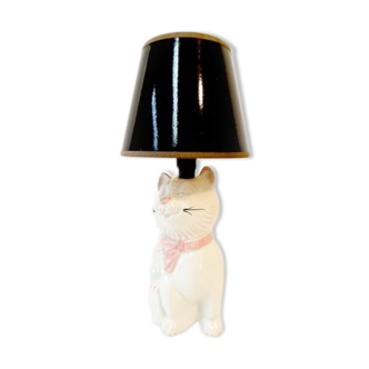 Lampe Chat Céramique